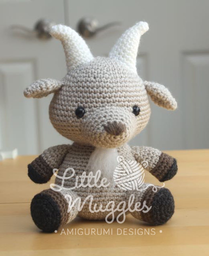 Amigurumi Crochet Pattern Gordy the Goat image 4