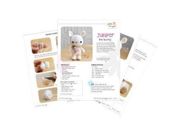 Amigurumi Crochet Pattern - Juniper the Bunny - Etsy