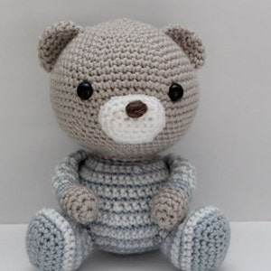 Amigurumi Crochet Pattern Haribo the Bedtime Bear image 4