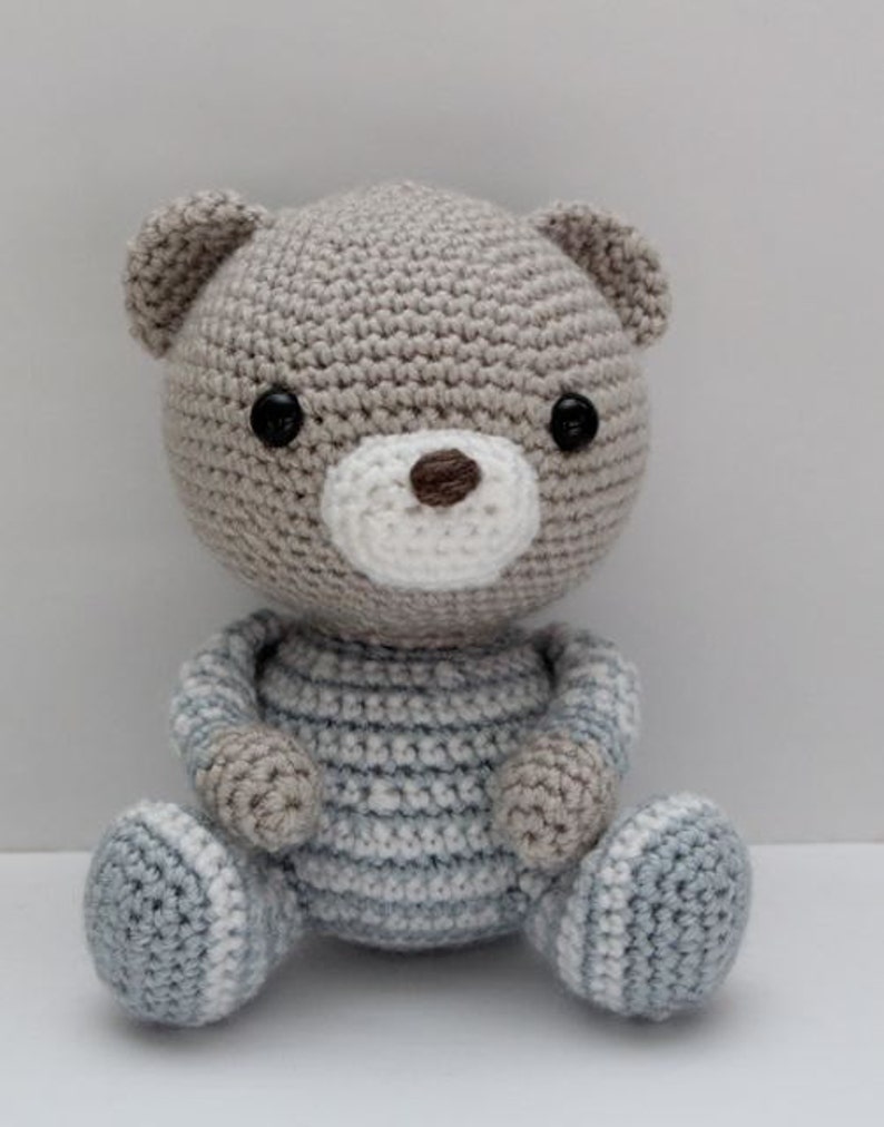 Amigurumi Crochet Pattern Haribo the Bedtime Bear image 4