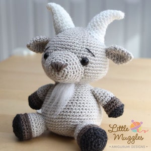 Amigurumi Crochet Pattern Gordy the Goat image 2