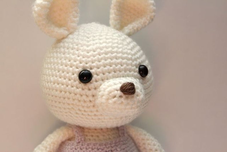 Amigurumi Crochet Pattern Lavender Bunny image 2