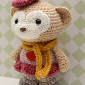 Amigurumi Crochet Pattern Satori the Monkey image 3