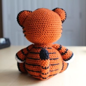 Amigurumi Crochet Pattern Cubby the Tiger image 4