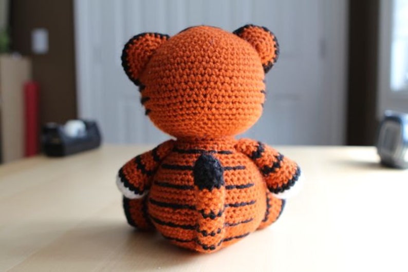 Amigurumi Crochet Pattern Cubby the Tiger image 4