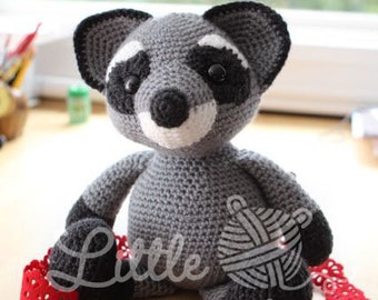 Amigurumi Croche Pattern - Bandit the Raccoon