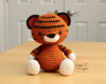 Amigurumi Crochet Pattern - Toby the Tiger