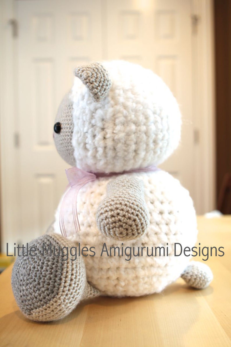 Amigurumi Crochet Pattern Cuddles the Sheep image 2