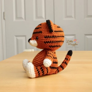 Amigurumi Crochet Pattern Toby the Tiger image 2