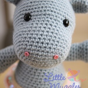 Amigurumi Crochet Pattern Hanna the Hippo image 4