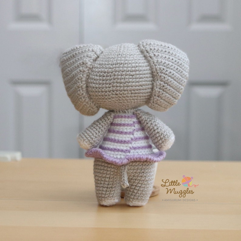 Wzór szydełkowy amigurumi słoń Emery zdjęcie 5