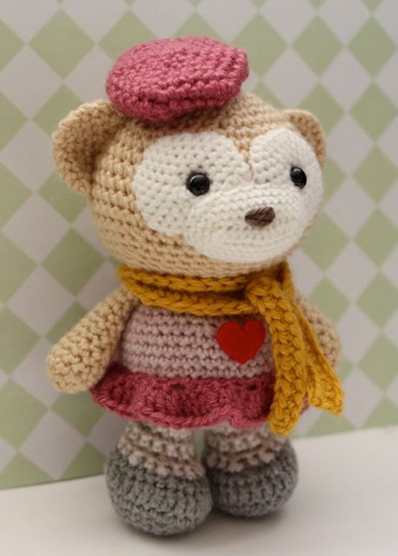 Amigurumi Crochet Pattern Satori the Monkey image 4