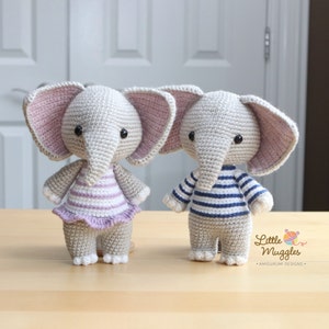 Amigurumi Crochet Pattern Emery the Elephant image 3