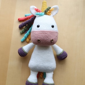 Amigurumi Crochet Pattern Emily the Unicorn image 2