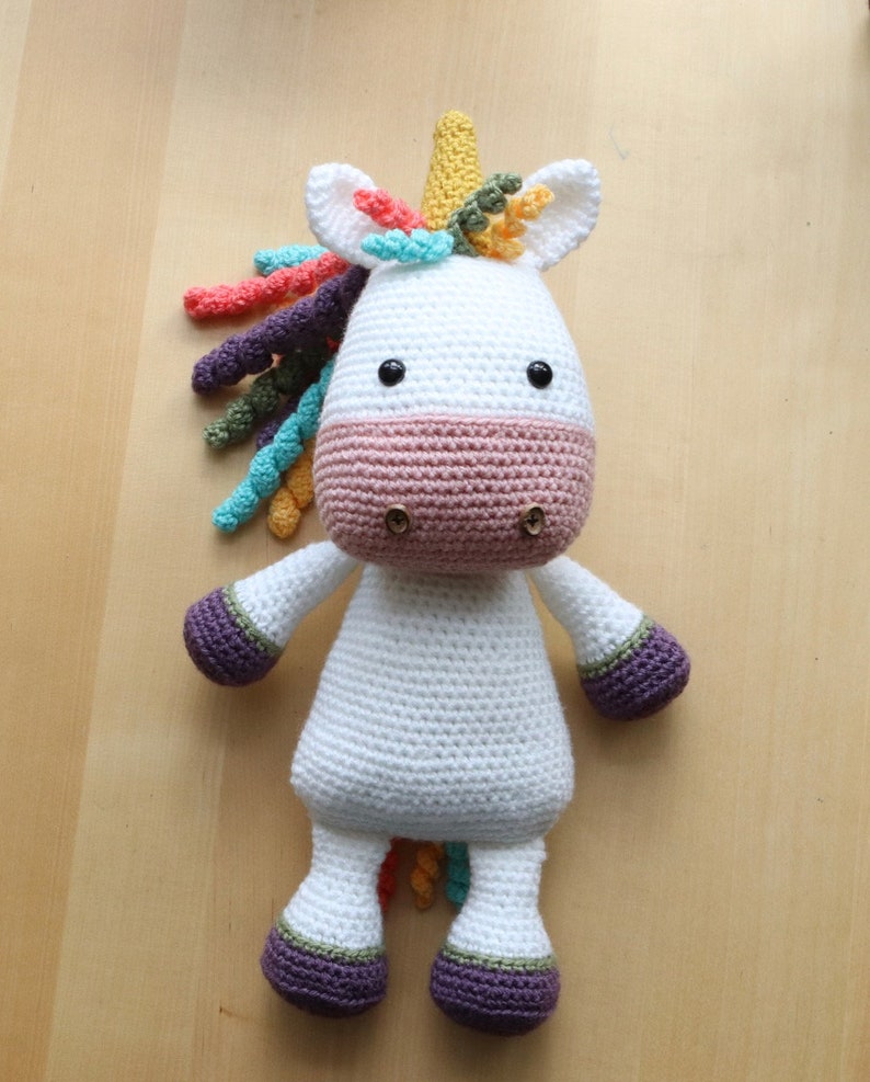 Amigurumi Crochet Pattern Emily the Unicorn image 2