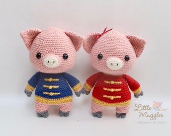 Amigurumi Crochet Pattern - Cha Siu the Pig