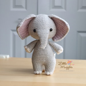 Amigurumi Crochet Pattern Emery the Elephant image 4