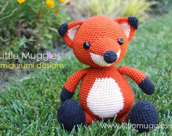 Amigurumi Crochet Pattern - Chester the Fox