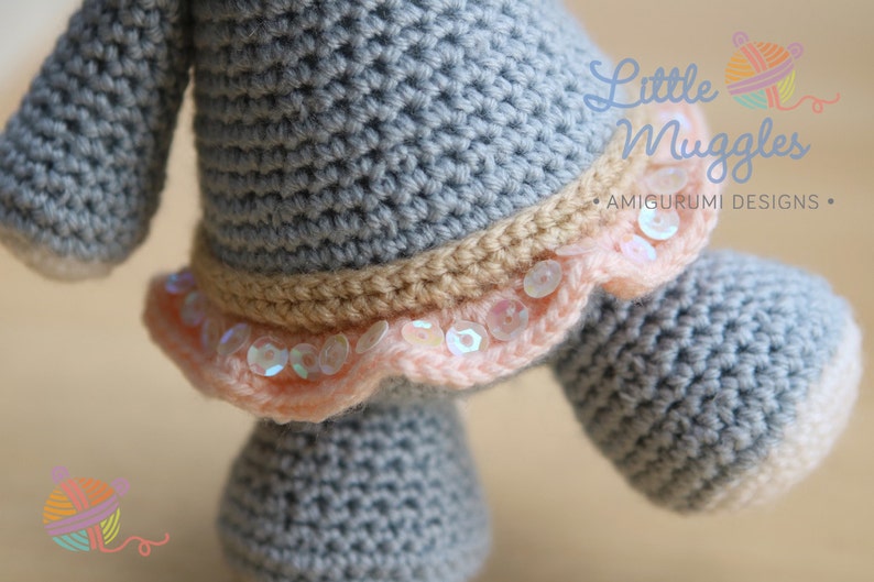 Amigurumi Crochet Pattern Hanna the Hippo image 5