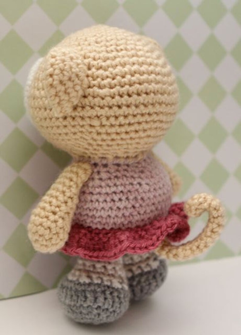 Amigurumi Crochet Pattern Satori the Monkey image 2