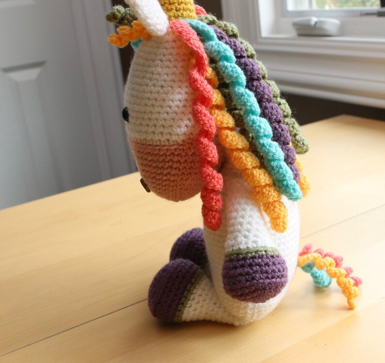 Amigurumi Crochet Pattern Emily the Unicorn image 5