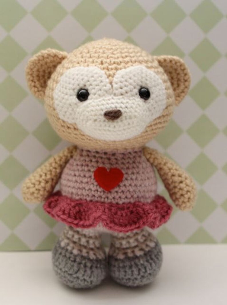 Amigurumi Crochet Pattern Satori the Monkey image 5