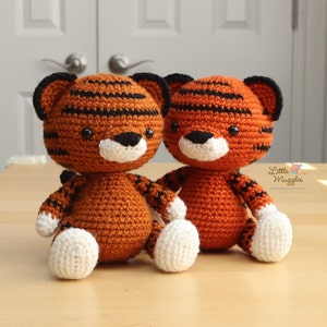 Amigurumi Crochet Pattern Toby the Tiger image 4