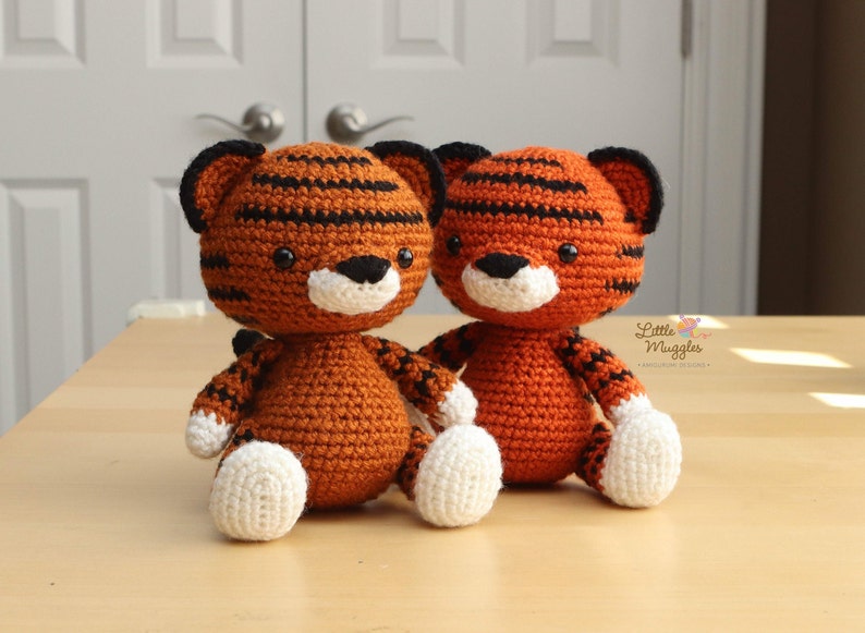 Amigurumi Crochet Pattern Toby the Tiger image 4