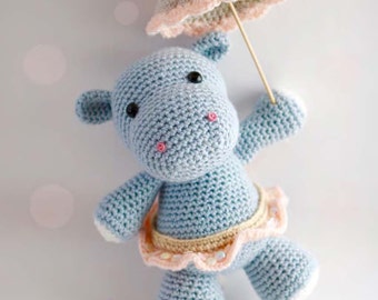 Amigurumi Crochet Pattern - Hanna the Hippo