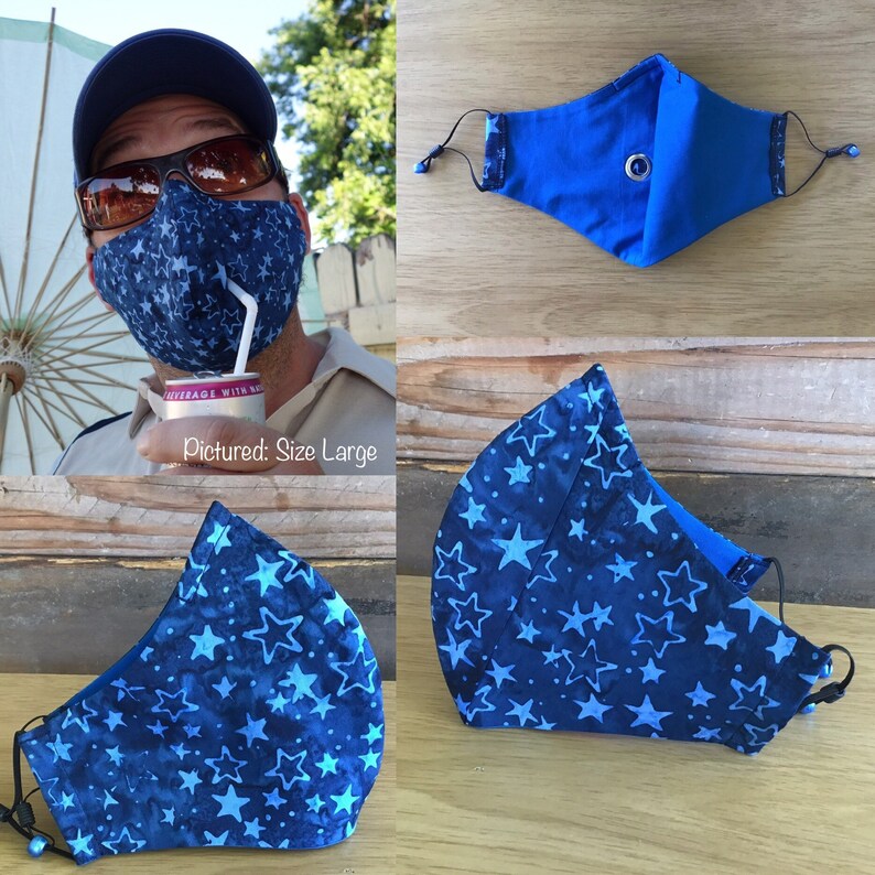 The Socialite Straw Hole Face Mask covered open grommet for image 2