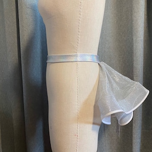 SAMPLE SALE Double Layered Ruffle Peplum rave wear festival skirt festival wear