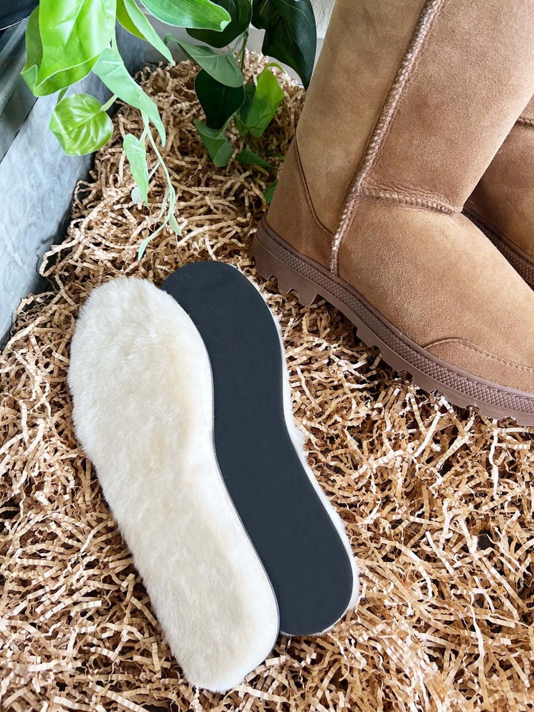 Boot Inner Shoes Padded Sheepskin Innersole for Boots / Slippers - Etsy