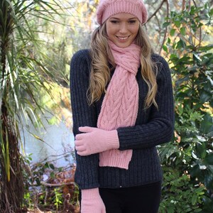Pure Alpaca Cable Beanie image 13