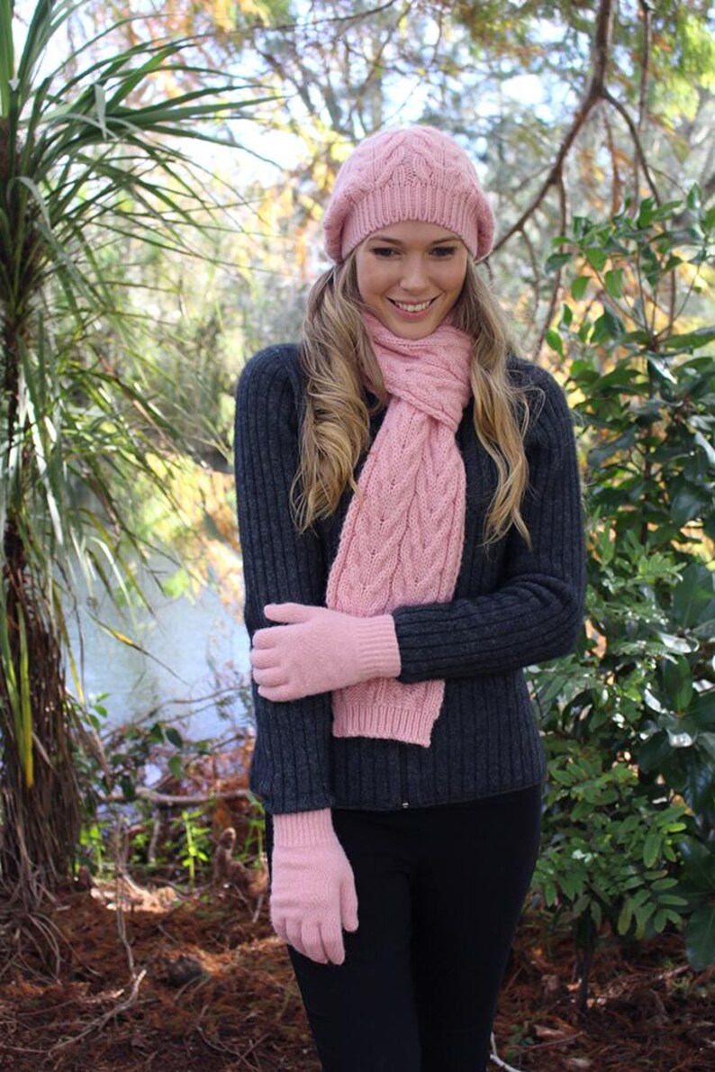 Pure Alpaca Cable Beanie image 13