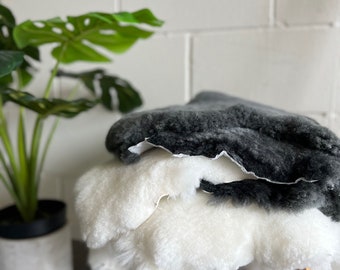 Short Wool Sheepskin Offcuts for your Craft Projects