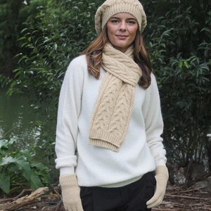 Pure Alpaca Cable Beanie image 16