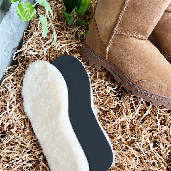Padded Sheepskin Innersole for Boots / Slippers
