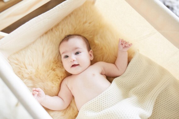 Lambswool cot underlay top