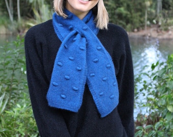 Possum Merino Bobble Keyhole Scarf