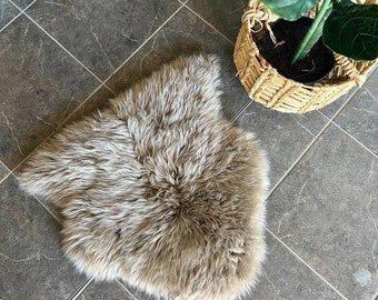 Long Wool Half Sheepskin Rug