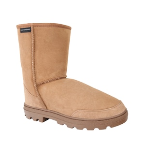 Robbie Short Sheepskin Boots, Warm and Comfy Winter Footwear - Made in New Zealand