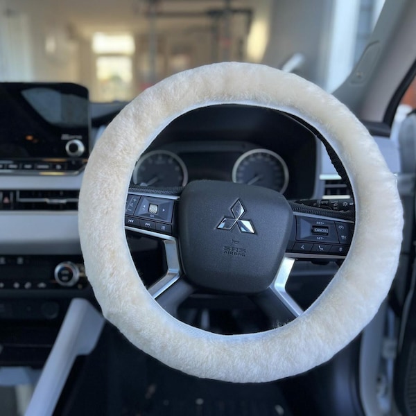 Sheepskin Steering Wheel Cover