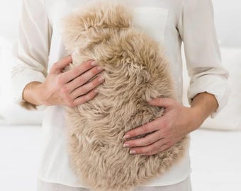 Sheepskin Hot Water Bottle Cover