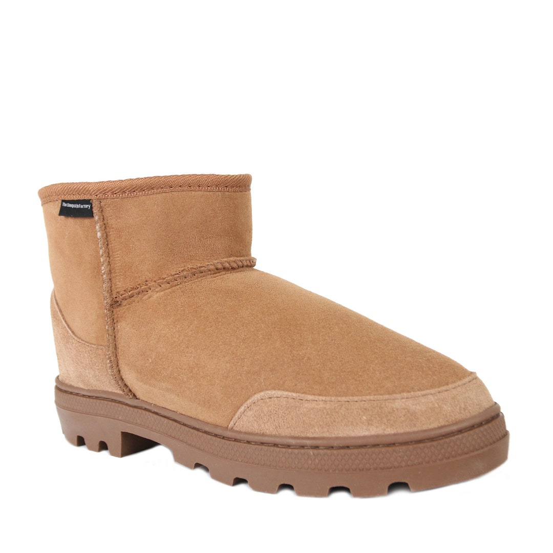 sheepskin ankle boots