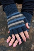 Possum Merino Multi Stripe Fingerless Glove product logo