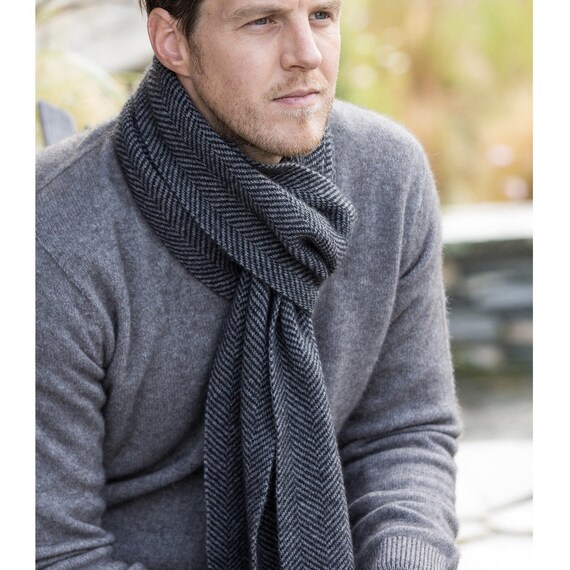 Nz Made Merino Scarves New Zealand Double-Sided Knit Scarf Super