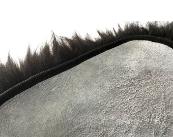 Coprisedile Universale Per Moto In Pelle Di Pecora, Protezione Per Sedili Comfort Con Cinghie, Pelle Di Agnello Merino Premium Di Lusso, Previene Le Piaghe Del Motociclista - Italia - Foto 8