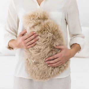 Sheepskin Hot Water Bottle Cover