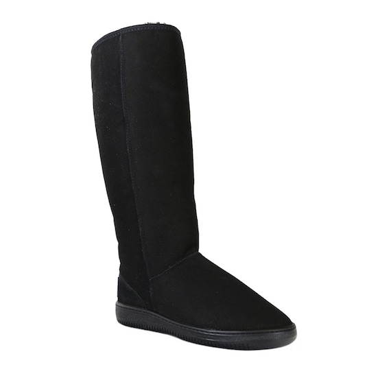 ミドルブーツ THREE TO EIGHTY Shearling Wrinkle Boots Long Dolce Vita Fynn Tall Boot ~ Black – Show Me Your Mumu