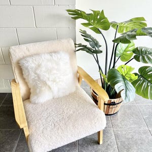 Square Long Wool Cushion Cover
